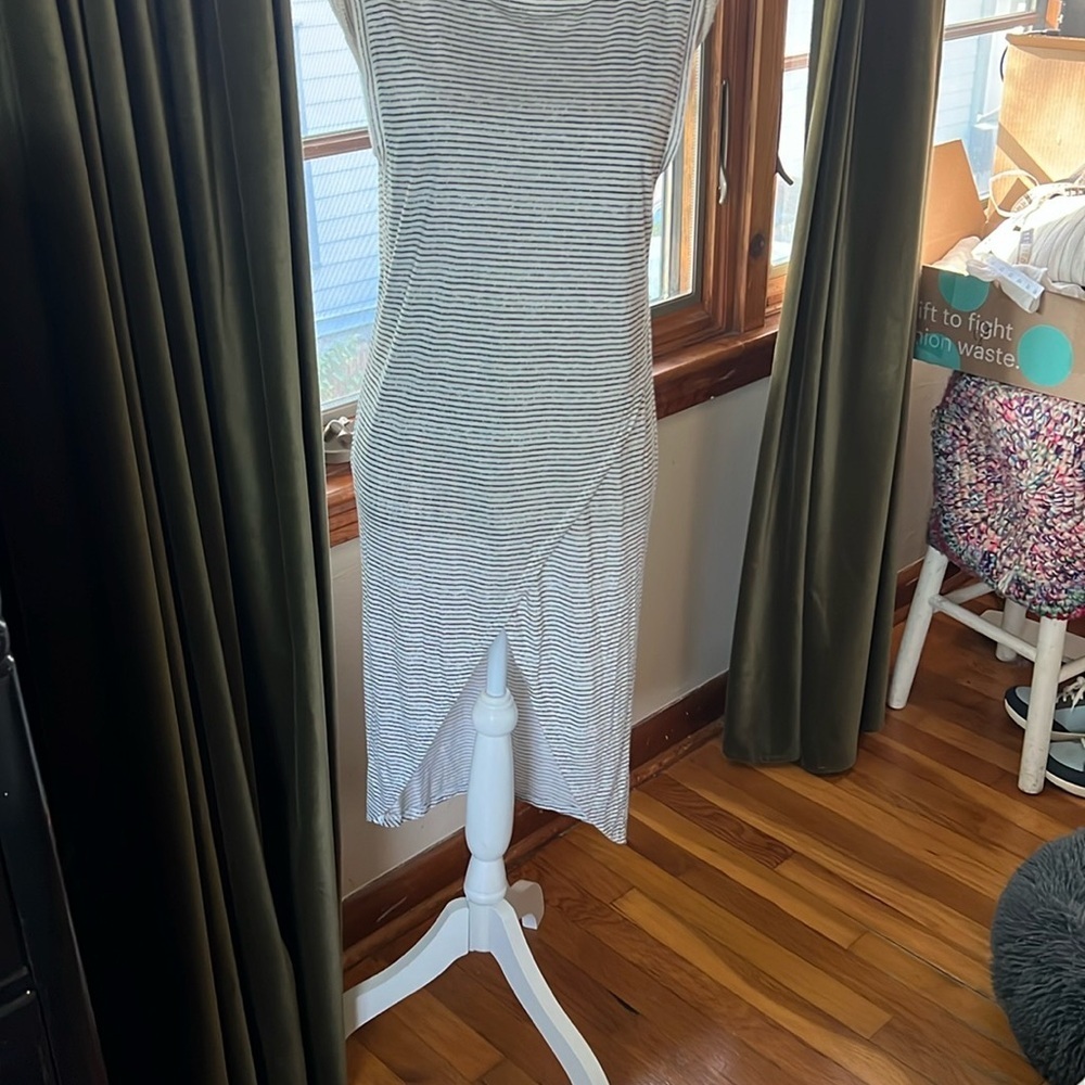 Guess Striped Sleeveless Tunic Shirt